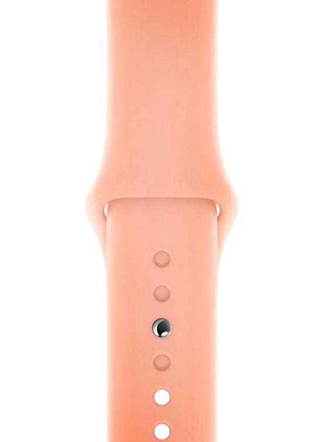 Perfii - Replacement Band For Apple Watch Series 5/4/3/2/1 40/38mm Grapefruit Pink - Image 1