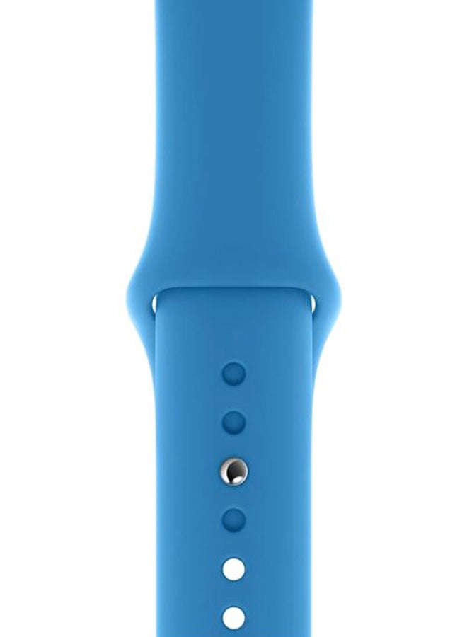 Perfii - Replacement Band For Apple Watch Series 5/4/3/2/1 40/38mm Surf Blue - Image 1