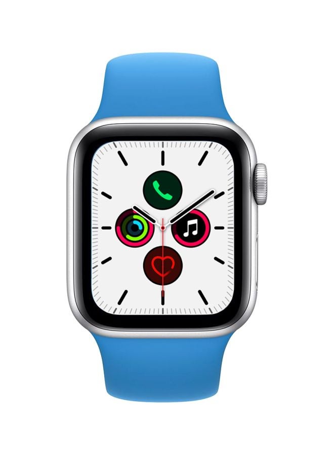 Perfii - Replacement Band For Apple Watch Series 5/4/3/2/1 40/38mm Surf Blue - Image 1