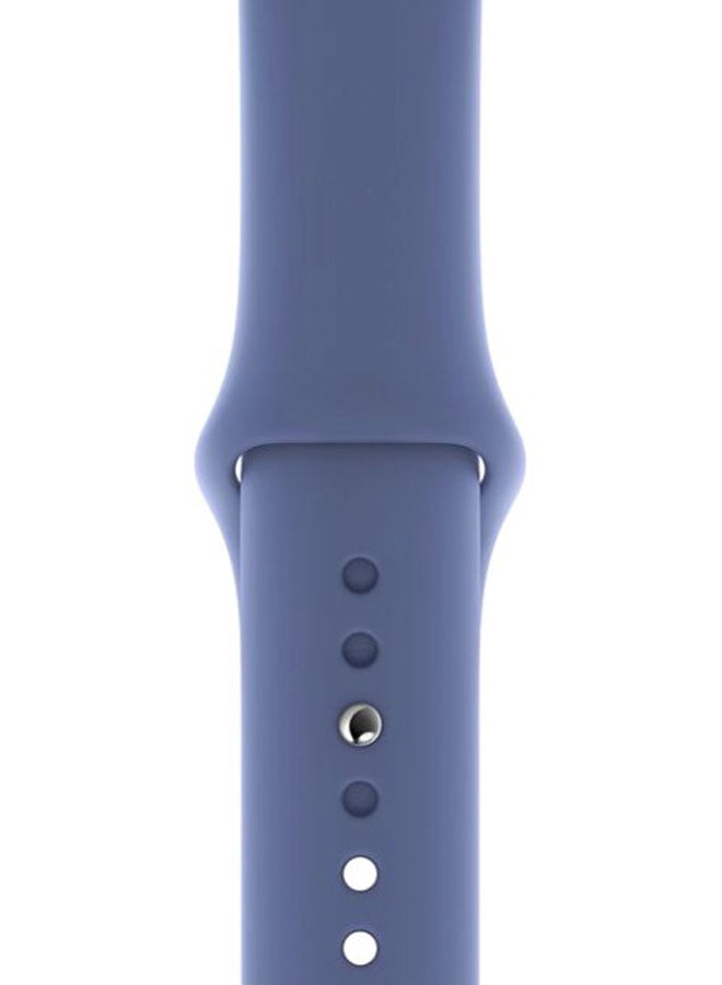 Perfii - Replacement Band For Apple Watch Series 5/4/3/2/1 40/38mm Linen Blue - Image 1