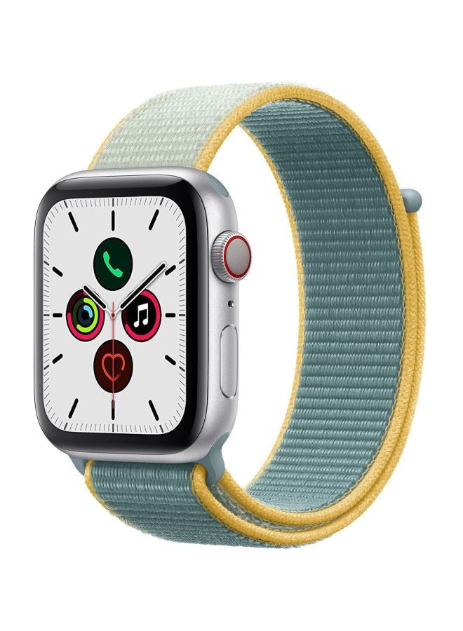 Perfii - Replacement Band For Apple Watch Series 5/4/3/2/1 44/42mm Blue/Yellow - Image 1