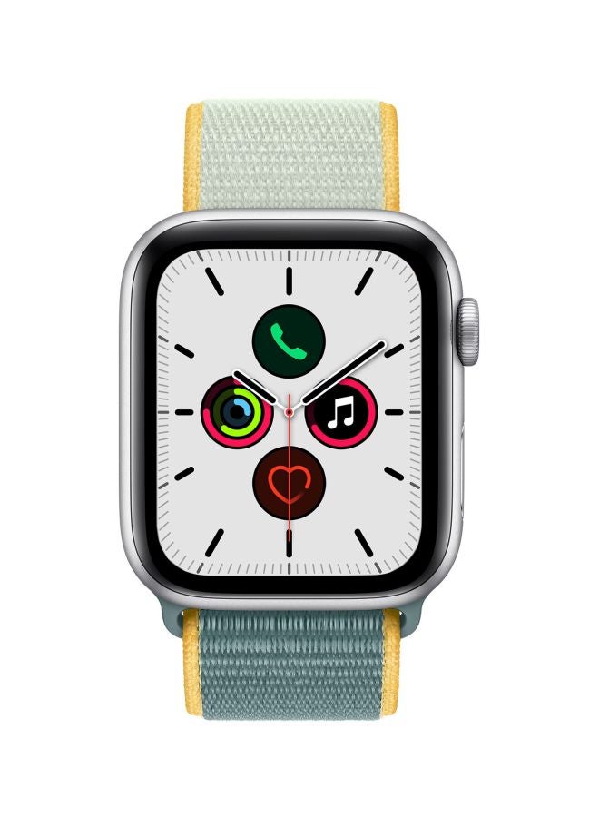 Perfii - Replacement Band For Apple Watch Series 5/4/3/2/1 44/42mm Blue/Yellow - Image 1