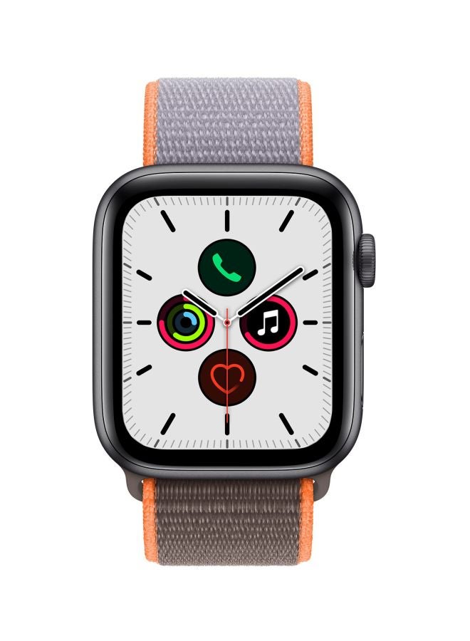Perfii - Replacement Band For Apple Watch Series 5/4/3/2/1 44/42mm Grey/Brown - Image 1