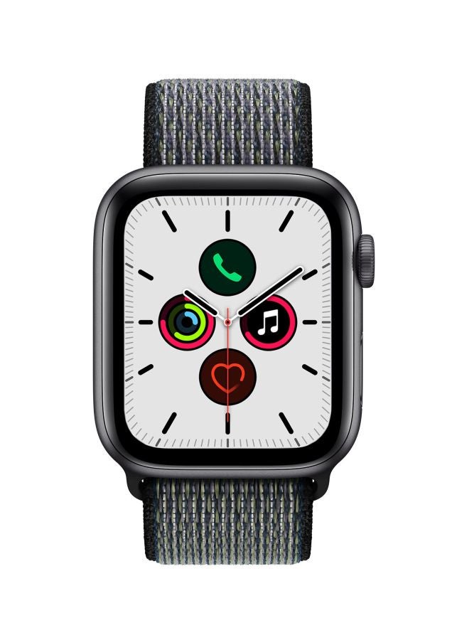 Perfii - Replacement Band For Apple Watch Series 5/4/3/2/1 44/42mm World Indigo Purple/Black - Image 1