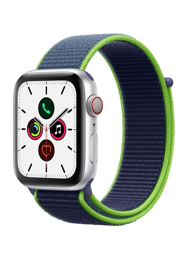 Perfii - Replacement Band For Apple Watch Series 5/4/3/2/1 40/38mm Blue/Green - Image 1