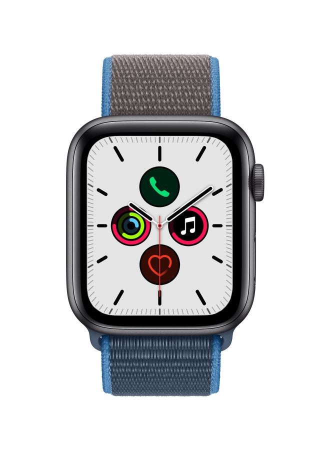 Perfii - Replacement Band For Apple Watch Series 5/4/3/2/1 40/38mm Brown/Surf Blue - Image 1