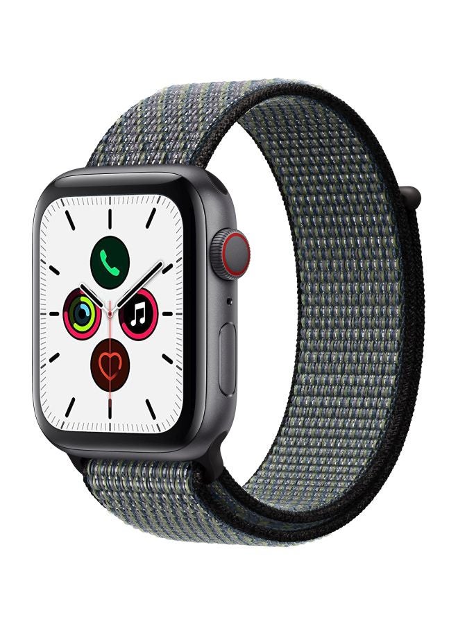 Perfii - Replacement Band For Apple Watch Series 5/4/3/2/1 40/38mm World Indigo Purple/Black - Image 1