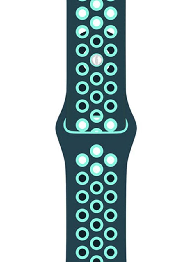 Perfii Replacement Band For Apple Watch Series 5/4/3/2/1 44/42mm Green - Image 2