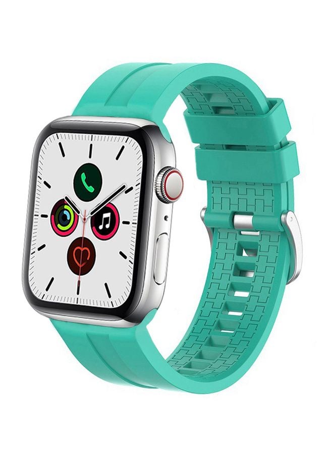 Perfii - Replacement Band For Apple Watch Series 5/4/3/2/1 44/42mm Green - Image 1