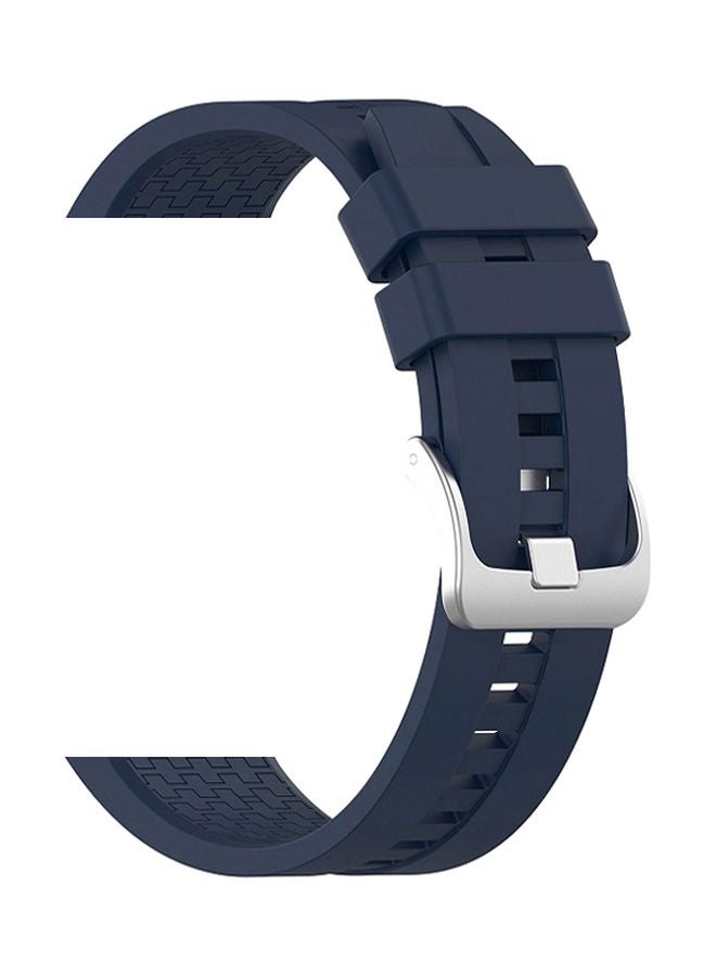 Perfii - Replacement Band For Apple Watch Series 5/4/3/2/1 40/38mm Dark Blue - Image 1