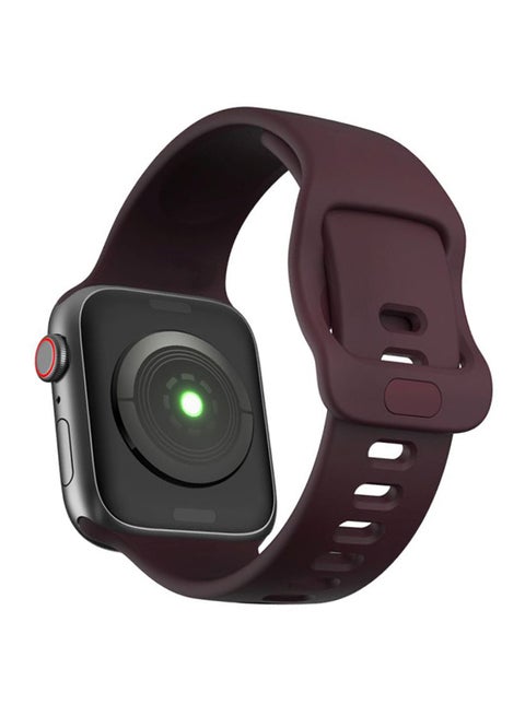 Replacement Band For Apple Watch Series 5/4/3/2/1 44/42mm Dark Red