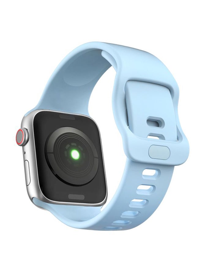 Perfii Replacement Band For Apple Watch Series 5/4/3/2/1 44/42mm Light Blue  - Image 1