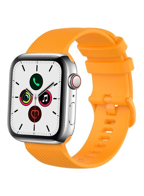Matrix Replacement Band For Apple Watch Series 5/4/3/2/1 44/42mm Orange