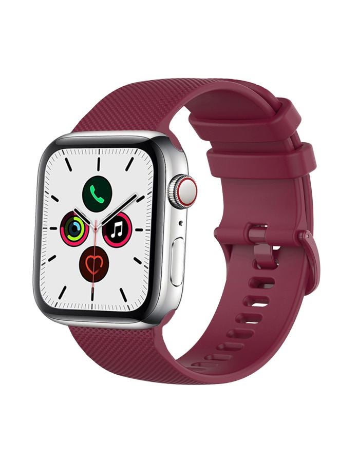 Perfii - Matrix Replacement Band For Apple Watch Series 5/4/3/2/1 44/42mm Purple - Image 1
