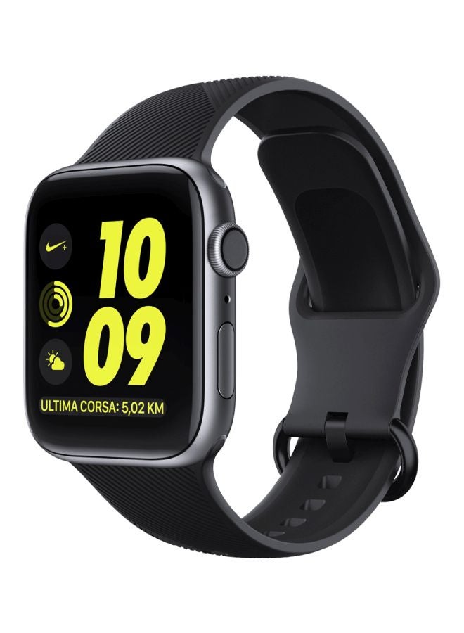 بيرفيي سوار بديل لساعة أبل السلسلة 1/2/3/4/5 مقاس 42/44 مم أسود - Image 1