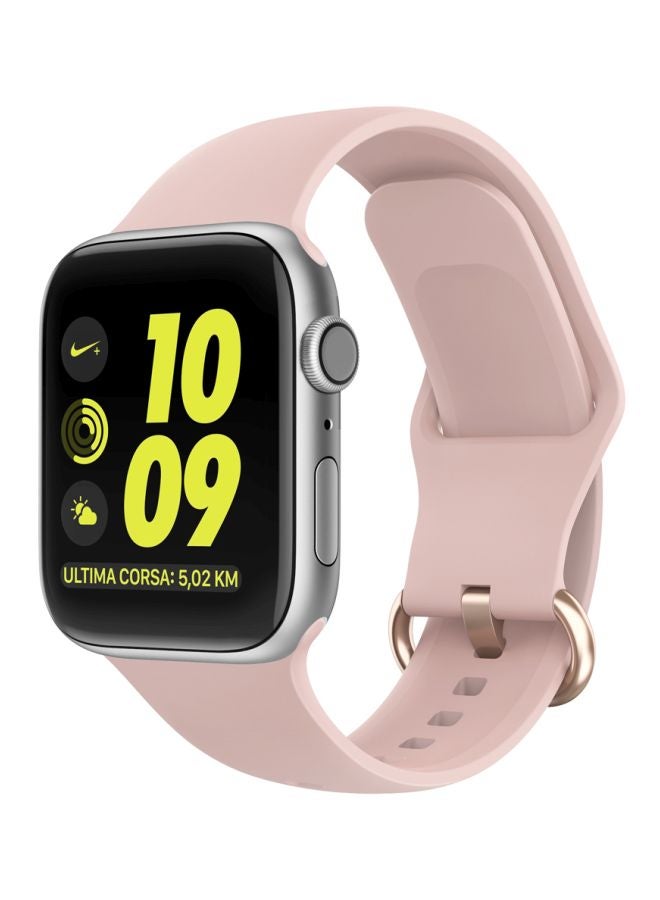 Perfii Replacement Band For Apple Watch Series 5/4/3/2/1 40/38 mm Pink Sand - Image 1