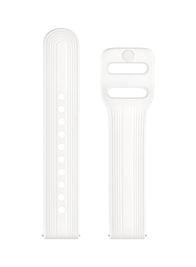 Perfii Replacement Band For Amazfit GTR Smartwatch 42 mm White - Image 1