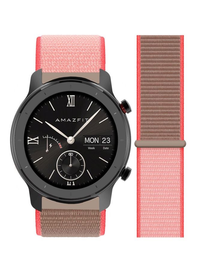 Perfii Replacement Band For Amazfit GTR Smartwatch 42 mm Neon Pink  - Image 3