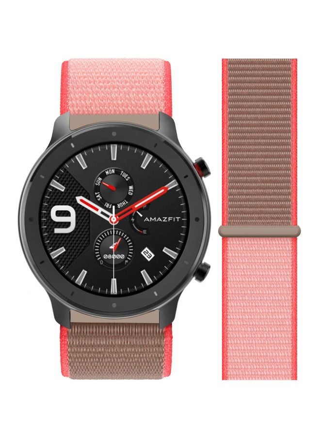 بيرفيي سوار بديل لساعة أمازفيت GTR الذكية مقاس 47 مم نيون وردي - Image 3