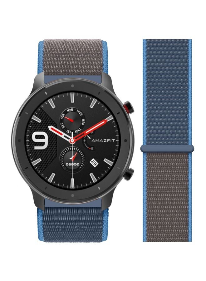 بيرفيي سوار بديل لساعة أمازفيت GTR الذكية مقاس 47 مم أزرق فيروزي - Image 3