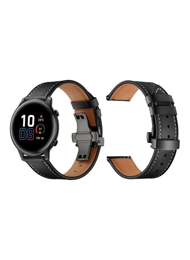 Perfii Replacement Band For Honor MagicWatch 2 42 mm Black - Image 3