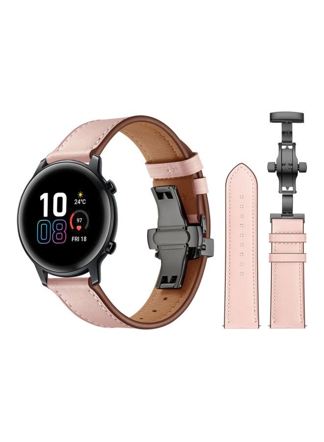Perfii Replacement Band For Honor MagicWatch 2 42 mm Pink - Image 2