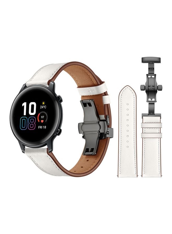 Perfii Replacement Band For Honor MagicWatch 2 42 mm White - Image 2