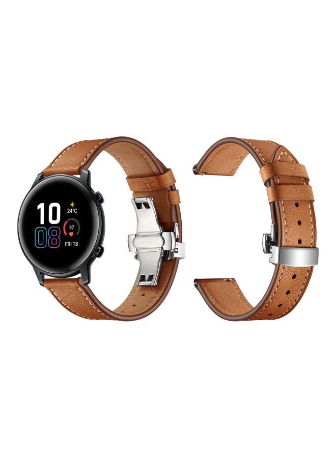 بيرفيي سوار بديل لساعة هونر يد ماجيك واتش 2 مقاس 42 مم بني/فضي - Image 3