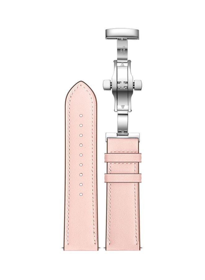 Perfii Replacement Band For Honor MagicWatch 2 42mm Pink/Silver  - Image 1