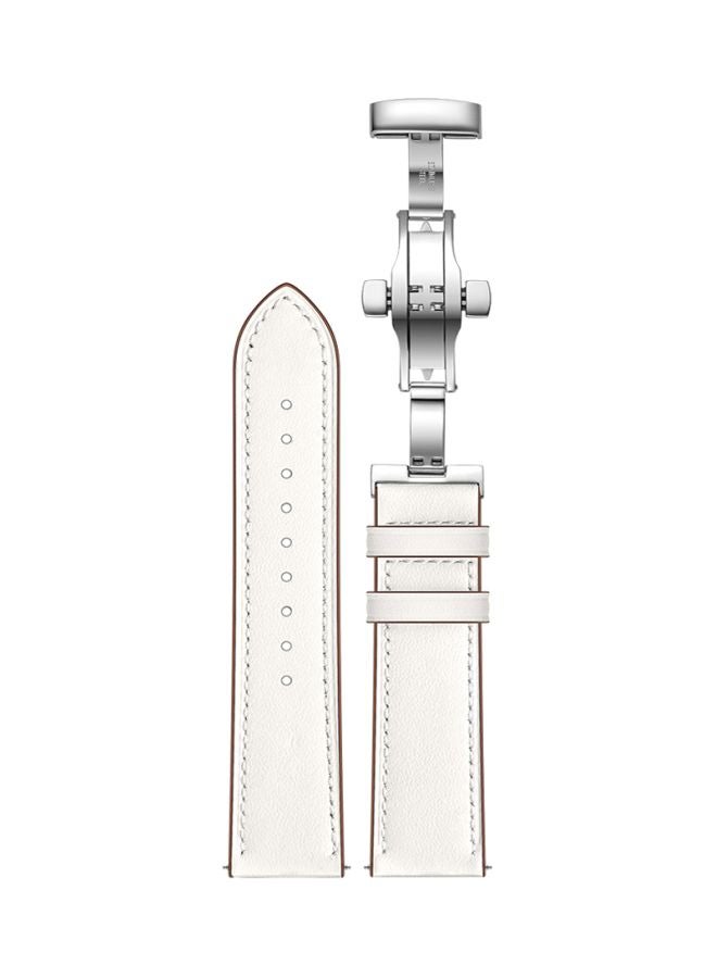 Perfii Replacement Band For Honor MagicWatch 2 42mm White/Silver - Image 1