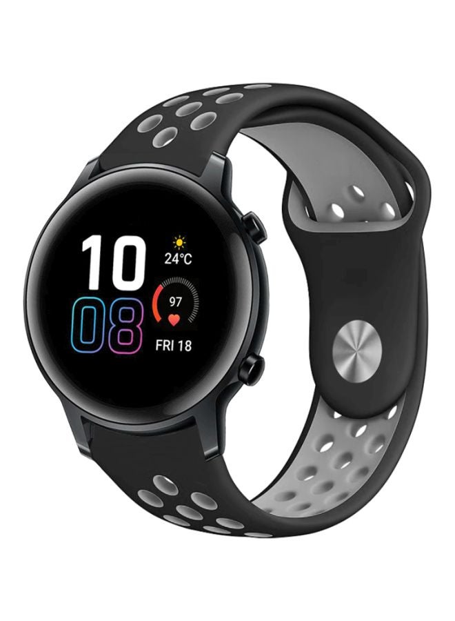 Perfii Replacement Band For Honor MagicWatch 2 42mm Black/Cool Grey - Image 1