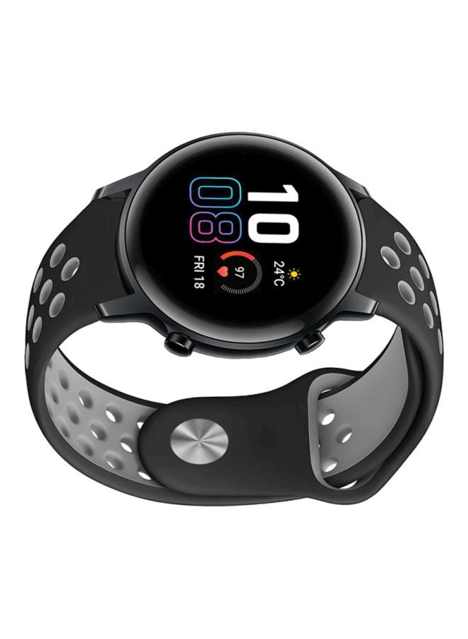 Perfii Replacement Band For Honor MagicWatch 2 42mm Black/Cool Grey - Image 2