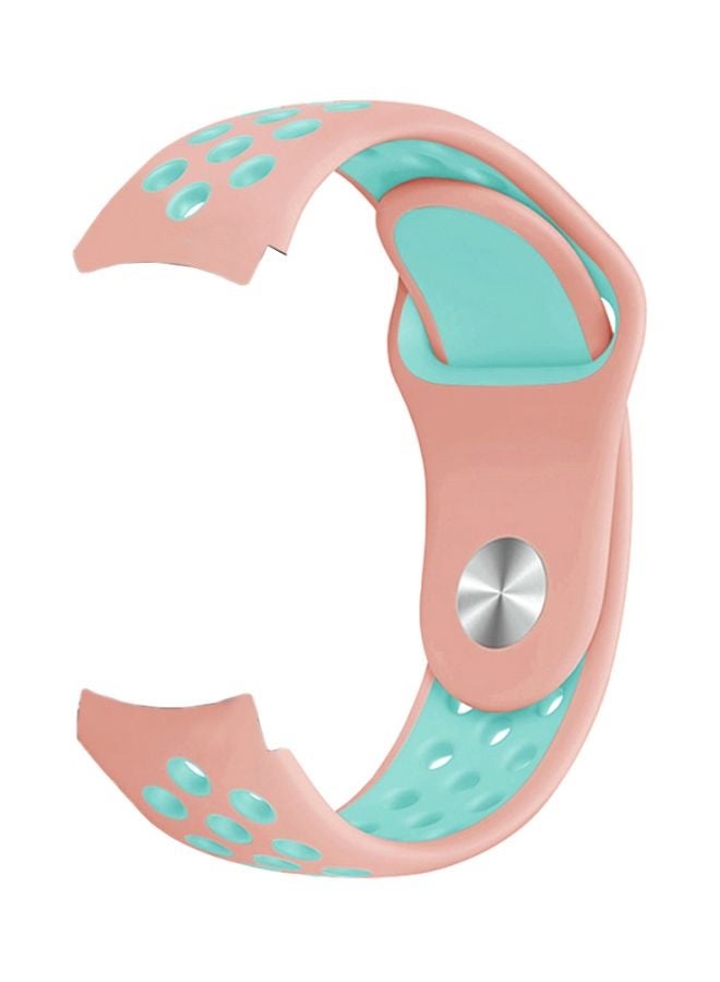 بيرفيي سوار بديل لساعة هونر يد ماجيك واتش 2 مقاس 42 مم وردي/ أخضر - Image 2