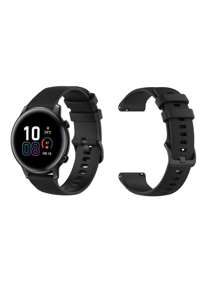 Perfii Replacement Band For Honor MagicWatch 2 42mm Black - Image 2