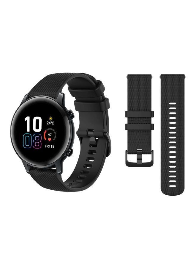 Perfii Replacement Band For Honor MagicWatch 2 42mm Black - Image 3