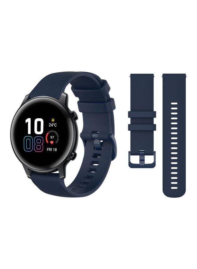 بيرفيي سوار بديل لساعة هونر يد ماجيك واتش 2 مقاس 42 مم أزرق داكن - Image 3