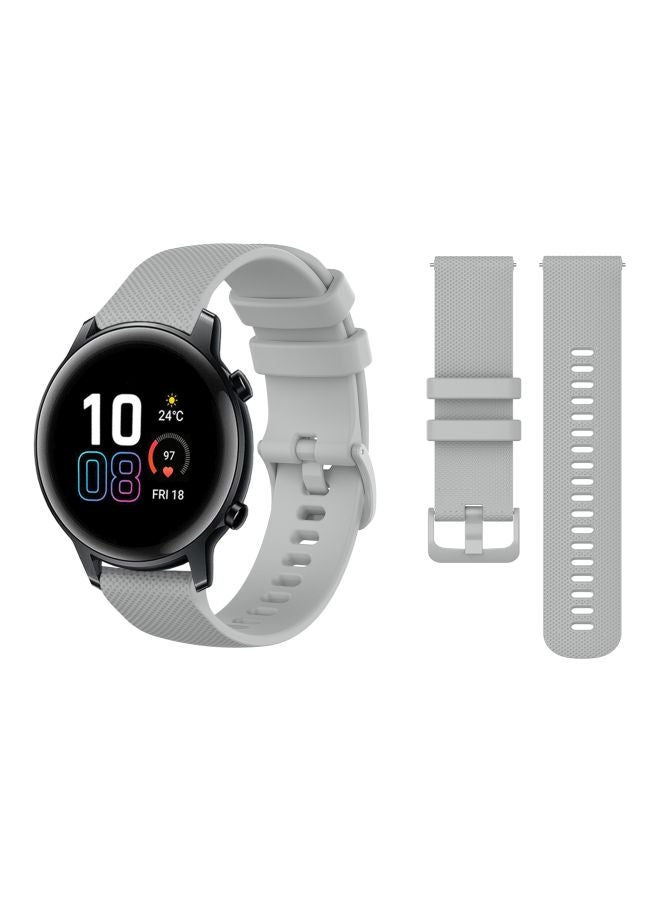 بيرفيي سوار بديل لساعة هونر يد ماجيك واتش 2 مقاس 42 مم رمادي - Image 3