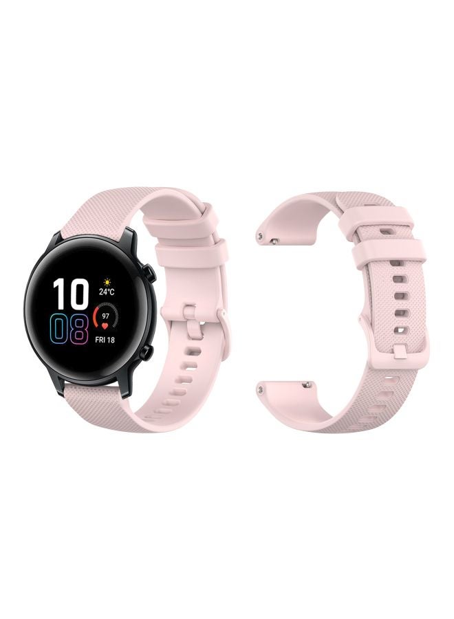 Perfii Replacement Band For Honor MagicWatch 2 42mm Pink - Image 2
