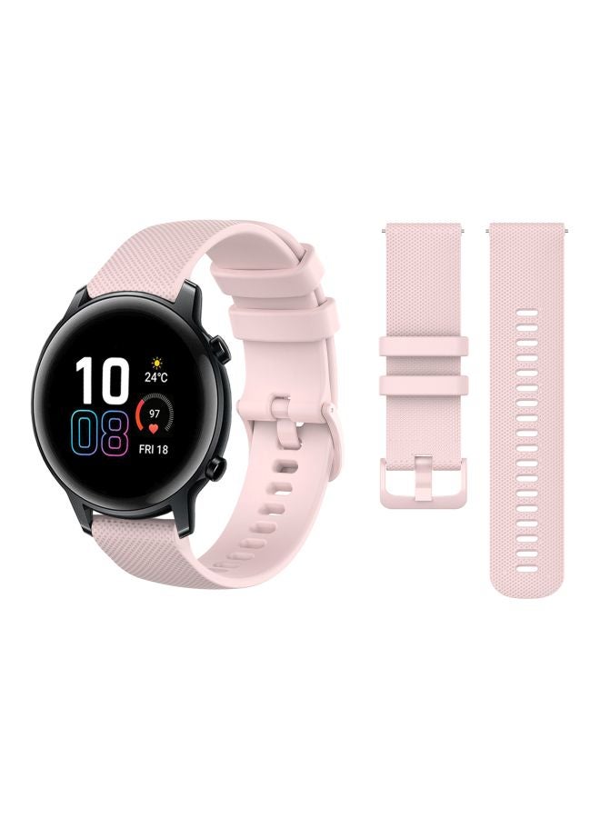 Perfii Replacement Band For Honor MagicWatch 2 42mm Pink - Image 3