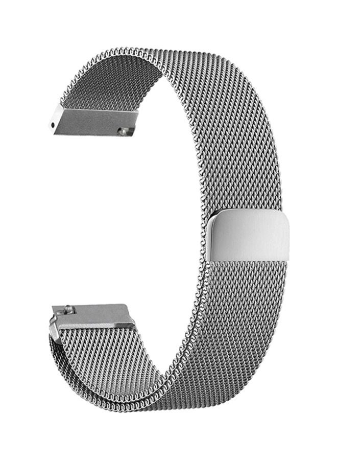 Perfii Replacement Band For Honor MagicWatch 2 42mm Silver - Image 1