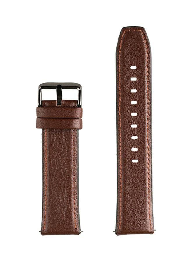 Perfii Replacement Band For Honor MagicWatch 2 42mm Dark Brown - Image 1