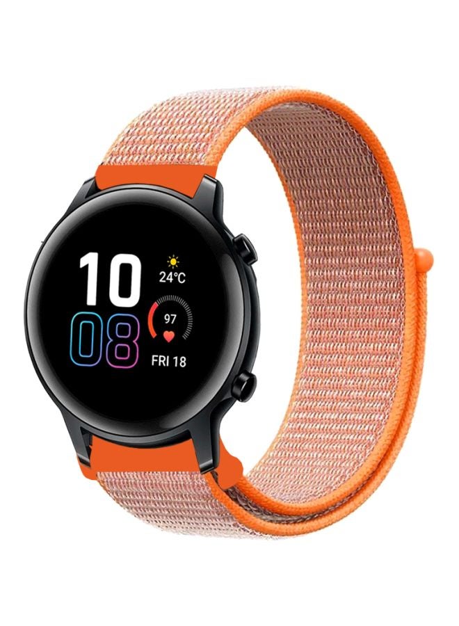 Perfii Replacement Band For Honor MagicWatch 2 42mm Spicy Orange - Image 1