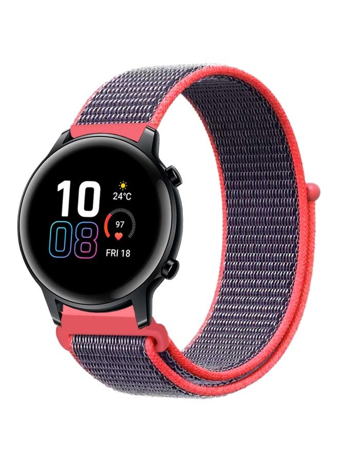 Perfii Replacement Band For Honor MagicWatch 2 42mm Electric Pink  - Image 1
