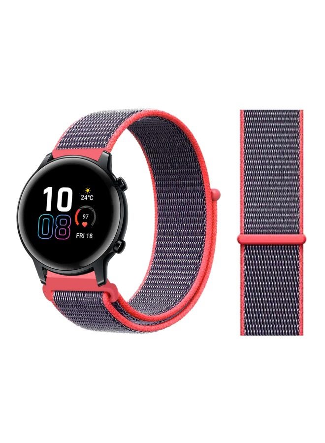 Perfii Replacement Band For Honor MagicWatch 2 42mm Electric Pink  - Image 2