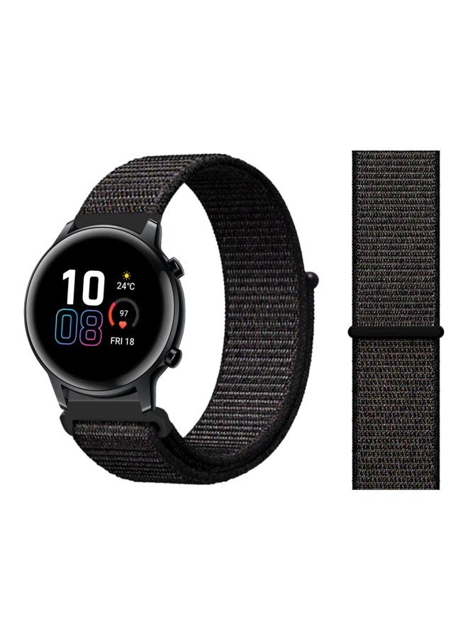 بيرفيي سوار بديل لساعة هونر يد ماجيك واتش 2 مقاس 42 مم أسود - Image 2