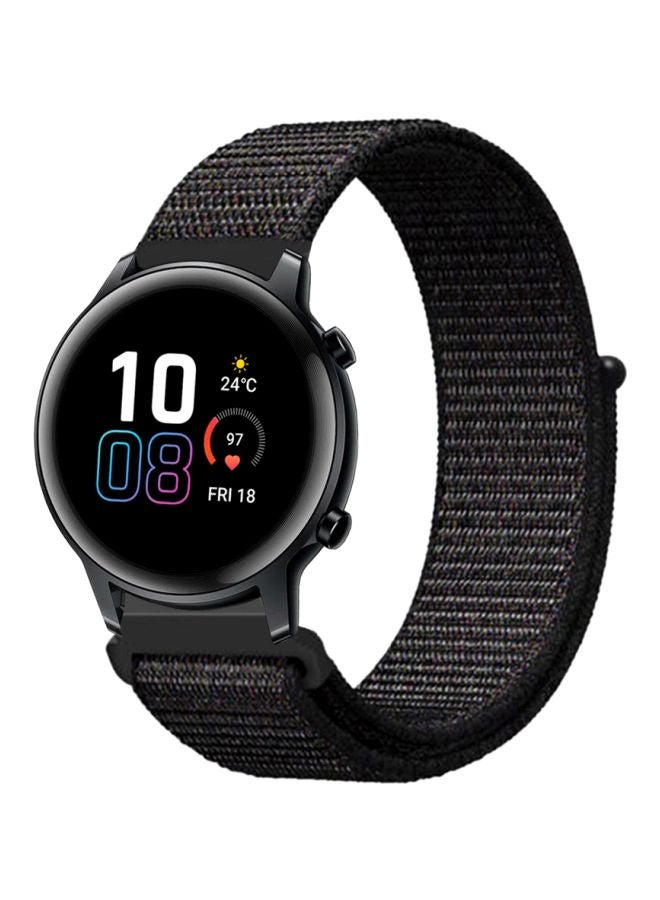 بيرفيي سوار بديل لساعة هونر يد ماجيك واتش 2 مقاس 42 مم أسود - Image 1