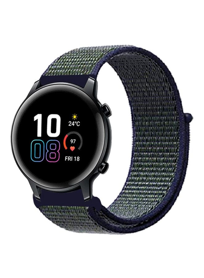 بيرفيي سوار بديل لساعة هونر يد ماجيك واتش 2 مقاس 42 مم ضبابي ميدنايت/ أزرق - Image 1