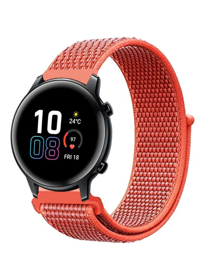 Perfii Replacement Band For Honor MagicWatch 2 42mm Nectarine Orange  - Image 1
