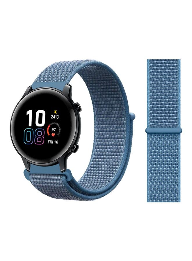 Perfii Replacement Band For Honor MagicWatch 2 42mm Cape Blue - Image 2