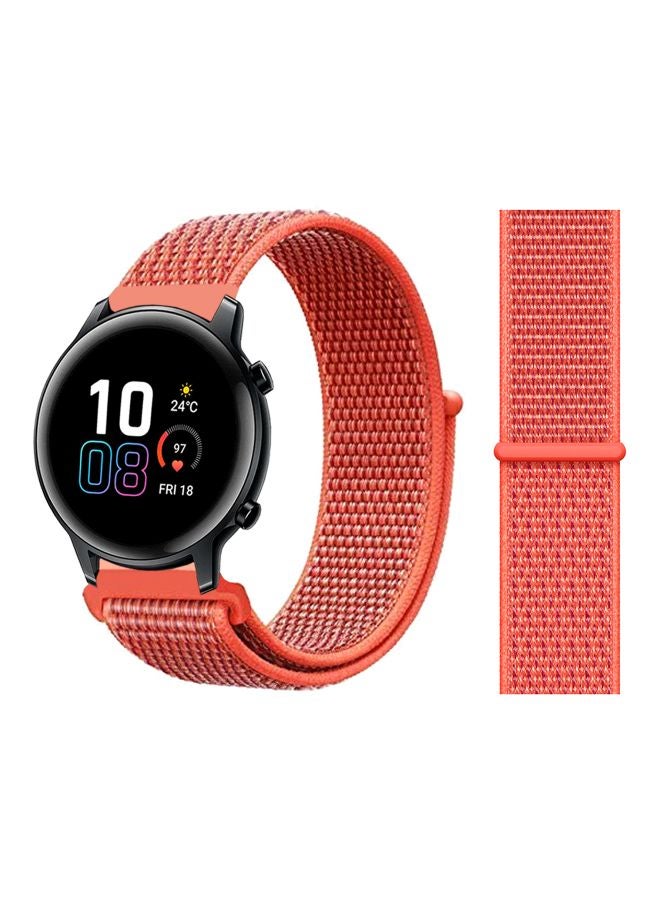Perfii Replacement Band For Honor MagicWatch 2 42mm Nectarine Orange  - Image 2